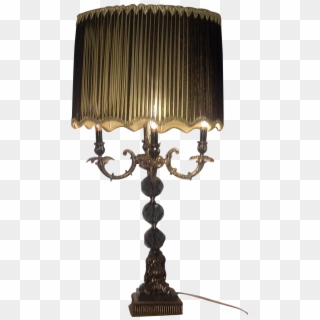 Product Details Pair Of Black And Gold Lamps Black - Lampshade Clipart