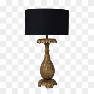 El Fenn Large Gold Pineapple Lamp - Lamp Clipart