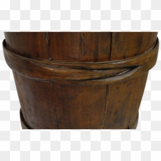 Early 19th C Primitive Wood Stave Bucket Vintage Kitchen - Plywood Clipart