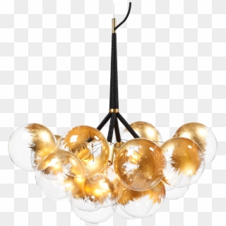 X Large 24k Gold Bubble Chandelier By Pelle - Luminaria Design Moderno Clipart