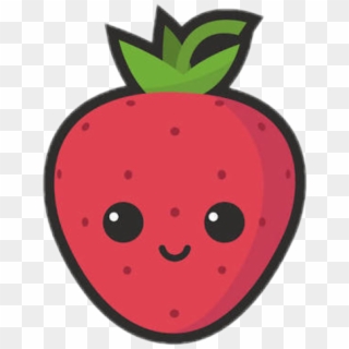 #sticker #fresa #strawberry - Cute Strawberry Clipart