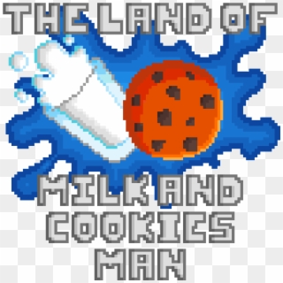 The Land Of Milk And Cookies Man - Circle Clipart