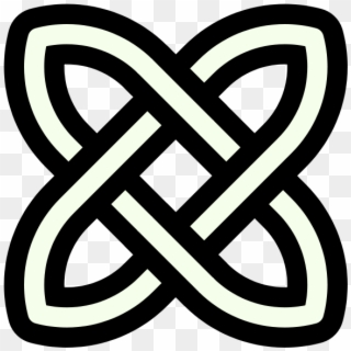 Solomons Knot Ornamental - Celtic Symbol For Love Clipart