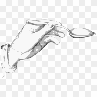 Holding A Spoon Clipart
