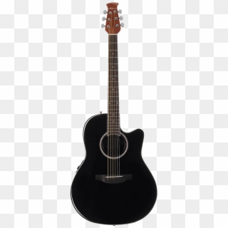Applause® Standard - Black Acoustic Guitar White Pickguard Clipart