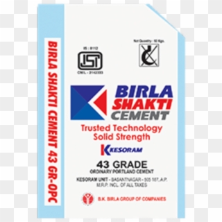 Vasavadatta Birla Shakti 43 Grade Cement - Printing Clipart