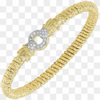 14k Gold Diamond Bangle - Diamond Bangle Bracelets Clipart