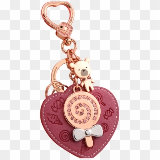 Millers Leather Keychain Female Car Key Chain Bag Pendant - Chain Clipart