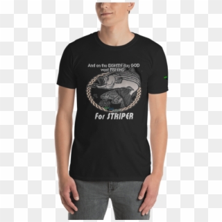 On The 8th Day God Went Striper Fishing - Funny Transgender Shirts Clipart