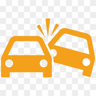 Crashing Cars - Car Collision Icon Clipart