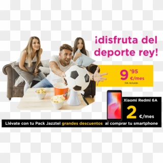 Oferta Especial Jazztel Televisión - Soccer Ball Clipart