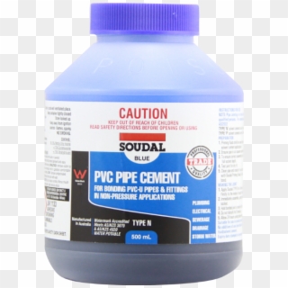 Pvc Pipe Cement Blue Type N Soudal 500ml - Soudal Clipart