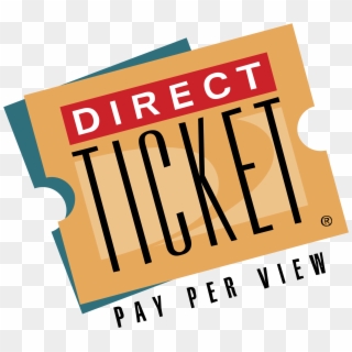 Direct Logo Png Transparent Freebie Supply - Ticket Clipart