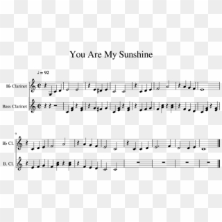 You Are My Sunshine Sheet Music Composed By Composer - Ussr Anthem Sheet Music Trumpet Clipart