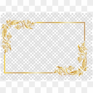 Yellow, Text, Line, Transparent Png Image & Clipart - Wedding Anniversary Frame Png