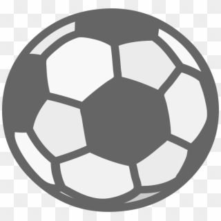 Soccer Ball - Gray Soccer Ball Png Clipart