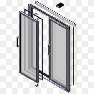 Glass Doors - Sliding Door Clipart