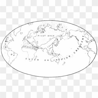 Viking/penguin - Mackinder Map Clipart