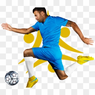 Jugador - Kick Up A Soccer Ball Clipart