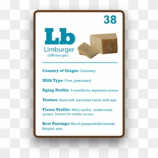 38 Lb Limburger Germany - Paper Clipart