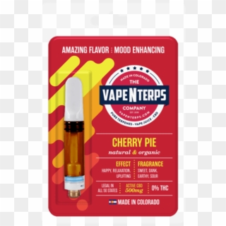 500mg Cherry Pie Cbd Vape Cartridge By Vapenterps - Blue Cheese Vape Oil Clipart