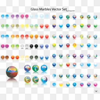 Glass Vector Free - Glass Marbles Clipart