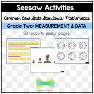 Seesaw Activities - Ccss - Math - Second Grade - Measurement - Leadership Clipart