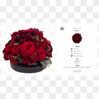Fbn Arrangement And Recipe 0020 Red Cherry Pie Profile - Bouquet Clipart