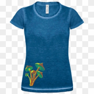 "demin Summer" Women Blue - T-shirt Clipart