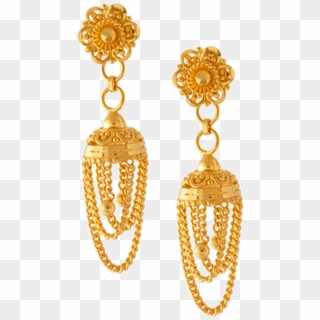 22k Yellow Gold Earrings - Earrings Clipart