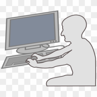 Computer Programmer Medium Image Png - Clip Art On The Computer Transparent Png