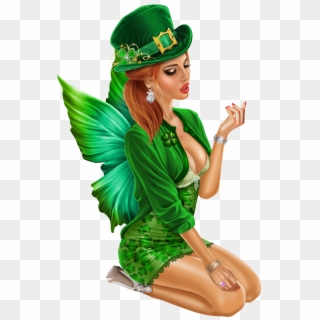 Steampunk Clipart Mermaid - Free Png St Patricks Day Woman Transparent Png