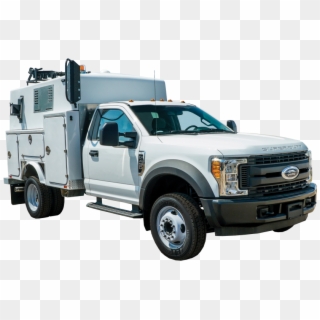 Image Of The Front Of The Utility Support Truck - Ford Motor Company Clipart