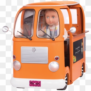 Grill To Go Food Truck Naya Driving Front View - Toy Vehicle Clipart