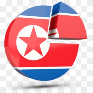Illustration Of Flag Of North Korea - North Korea Flag Icon Clipart