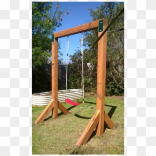 Build A Single Post Swing Frame Clipart