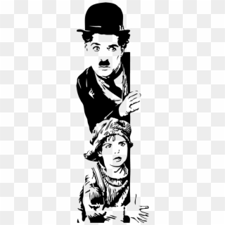 Sticker Decorativo Luci Della Ribalta Chaplin - Charlie Chaplin The Kid Clipart