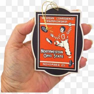Vintage Ornament, Northwestern Game - Referee Clipart