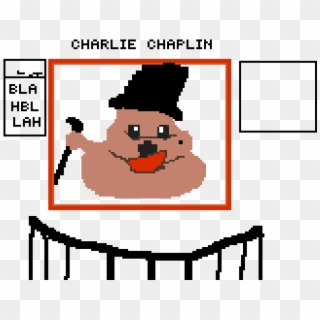 Charlie Chaplin In Pooph Form - Cartoon Clipart
