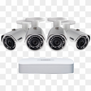 2k Ip Security Camera System With 4 Channel Nvr And - Camera Installation Clipart