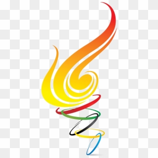Olympic Torch Png Free Download - Olympic Torch Logo Png Clipart