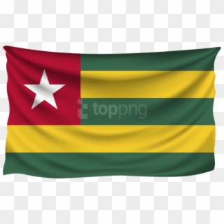 Free Png Togo Wrinkled Flag Png Images Transparent - Flag Clipart