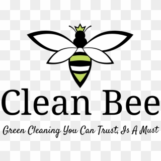 Clean Bee Logo Clipart
