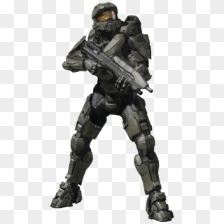 Halo Master Chief Wielding Ma5c Assault Rifle - Halo Master Chief Png Clipart