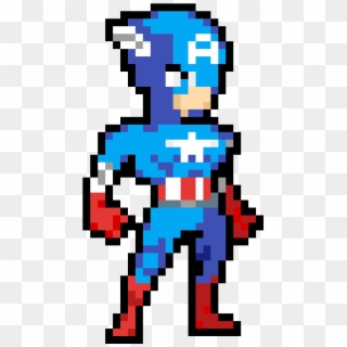 Pixel Super Heroes - Quicksilver Pixel Art Clipart