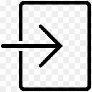 An Enter Icon Is A Rectangle Shape And Between One - Enter Button Icon Png Clipart