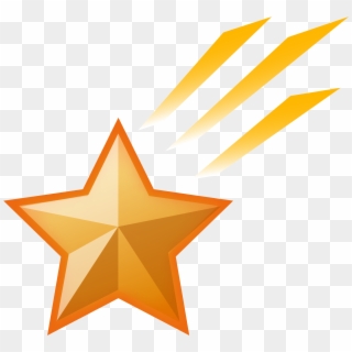 Shooting Star Clipart - Whatsap Star Emoji - Png Download