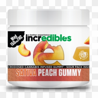 Incredibles Sativa Peach Gummy - Convenience Food Clipart