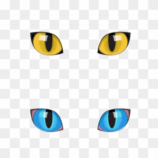 Cat's Eye Cat's Eye Clip Art - Cat Eyes Clip Art - Png Download
