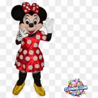 Minnie Mouse Party Characters, Ny - Minnie Mouse Costume Character For Birthday Party Clipart
